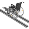 Zložljiva rampa za invalidski voziček 120-213cm